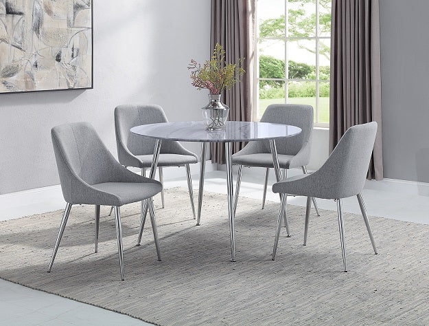 Tola Silver Dining Chair, Set of 2