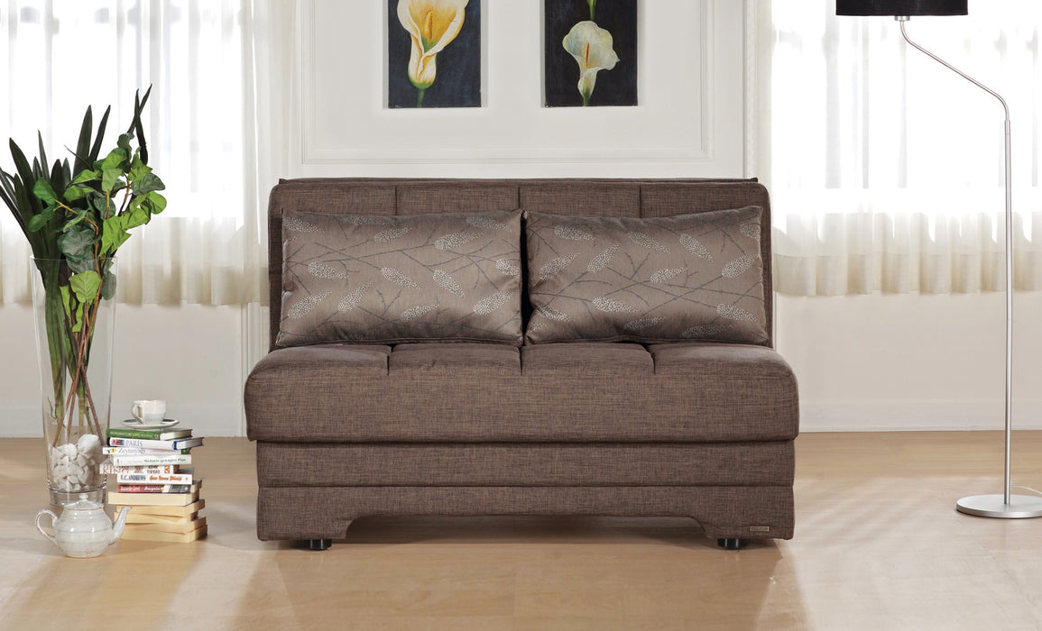 Astoral L. Brown Twist Loveseat