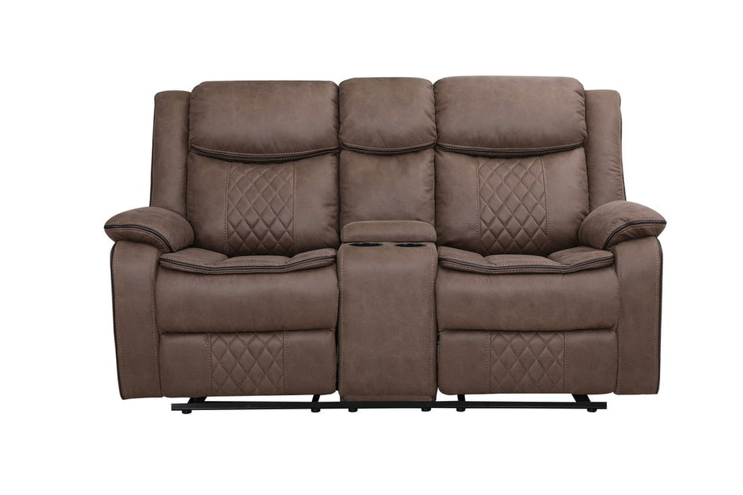 Weston Brown Reclining Living Room Set