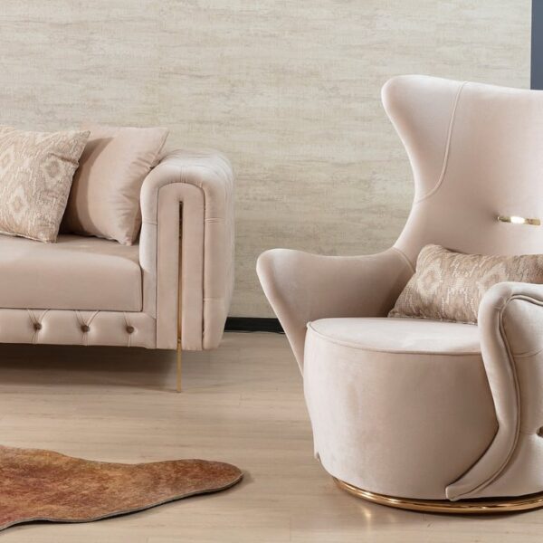 Aster Accent Chair Ivory