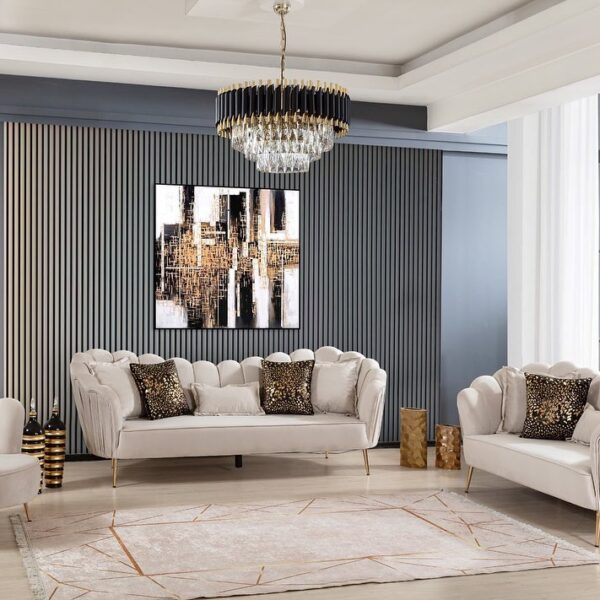 Papatya Coffee Table M. Effect Si̇Lver